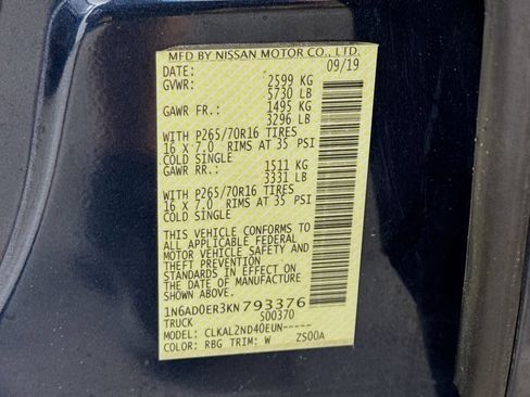 Used 2019 Nissan Frontier SV RWD image 30