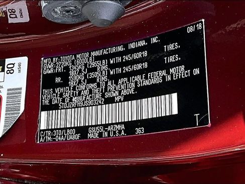 Used 2018 Toyota Highlander XLE AWD/4WD image 36