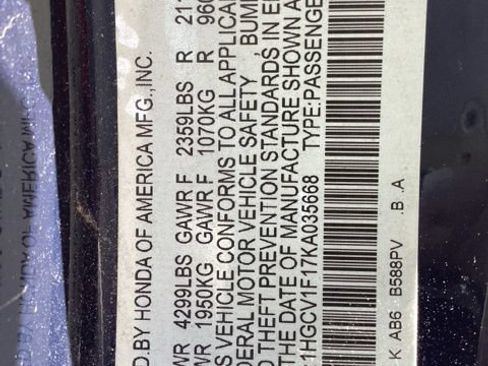 Used 2019 Honda Accord LX image 29