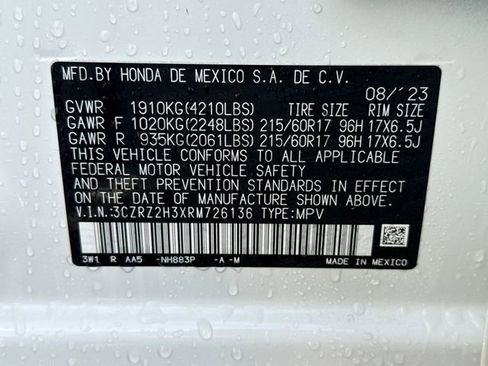 Used 2024 Honda HR-V LX image 20