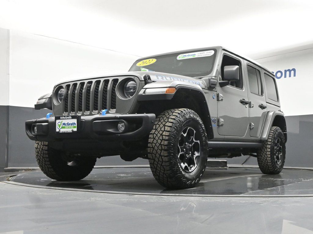Used 2022 Jeep Wrangler Unlimited Rubicon 4xe w/ Steel Bumper Group AWD/4WD image 7