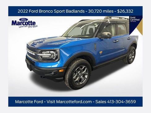 Certified 2022 Ford Bronco Sport Badlands image 1
