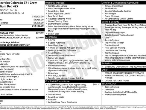 Used 2022 Chevrolet Colorado Z71 w/ Safety Package image 4