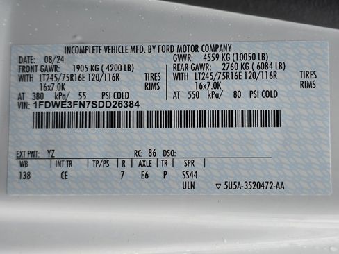 New 2025 Ford E-350 and Econoline 350 Super Duty w/ Power Equipment Group image 14