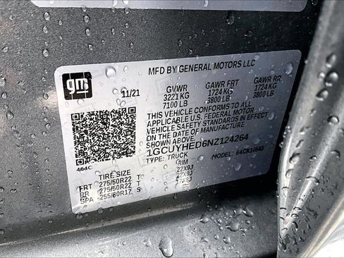 Used 2022 Chevrolet Silverado 1500 High Country w/ Technology Package image 6