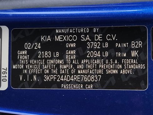 Used 2024 Kia Forte LXS w/ LXS Technology Package FWD image 33