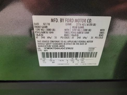 Used 2018 Ford Explorer XLT w/ Equipment Group 202A image 33