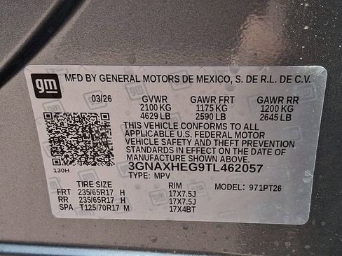 New 2026 Chevrolet Equinox LT w/ Safety and Technology Package FWD image 13