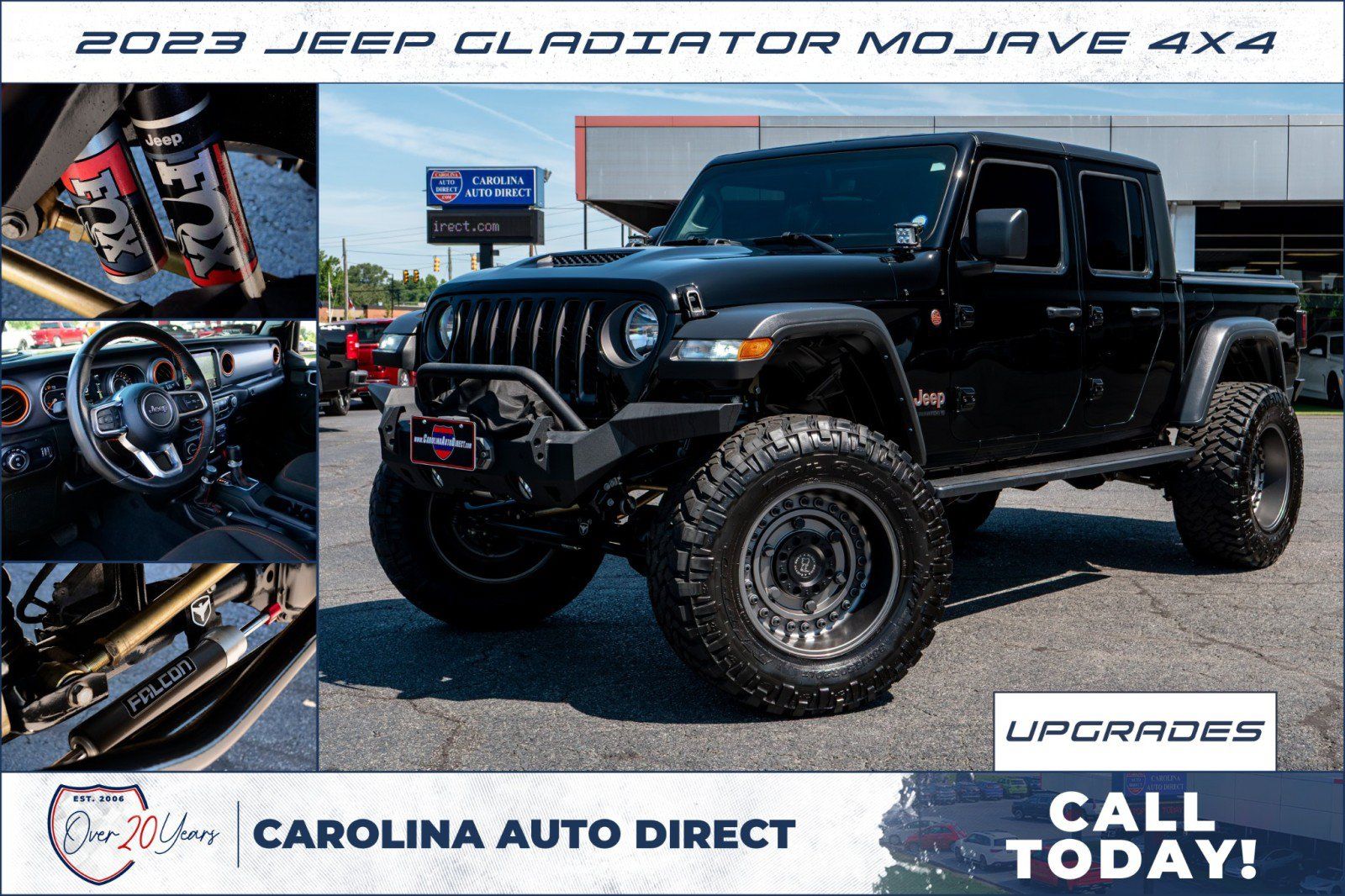 Used 2023 Jeep Gladiator Mojave w/ Cold Weather Group AWD/4WD image 1