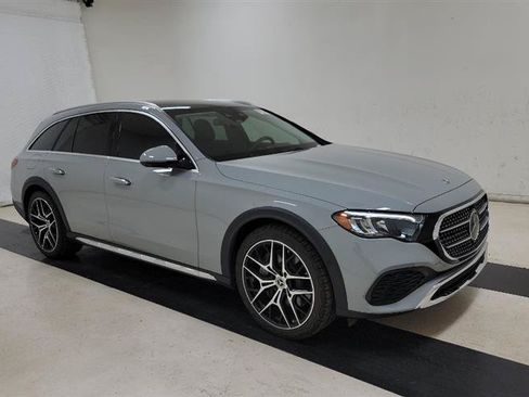 Used 2025 Mercedes-Benz E 450 4MATIC All-Terrain Wagon w/ Driver Assistance Package image 3