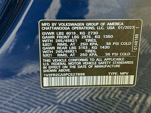 Used 2023 Volkswagen Atlas SEL Premium AWD/4WD image 34