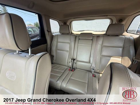 Used 2017 Jeep Grand Cherokee Overland w/ Jeep Active Safety Group AWD/4WD image 24