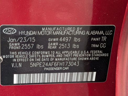 Used 2015 Hyundai Sonata SE w/ Cargo Package FWD image 30