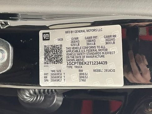 New 2026 Chevrolet Colorado W/T AWD/4WD image 24