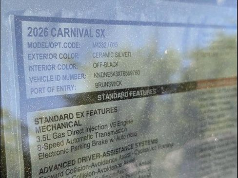 New 2026 Kia Carnival SX w/ SX Dark Edition Package image 15