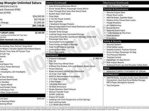 Used 2017 Jeep Wrangler Unlimited Sahara w/ Dual Top Group image 7