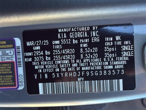 Used 2025 Kia Sorento EX image 38