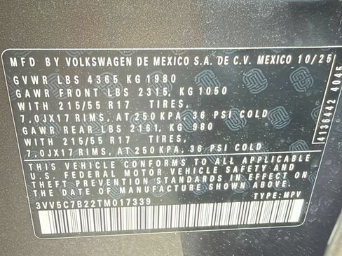 Used 2026 Volkswagen Taos S FWD image 26
