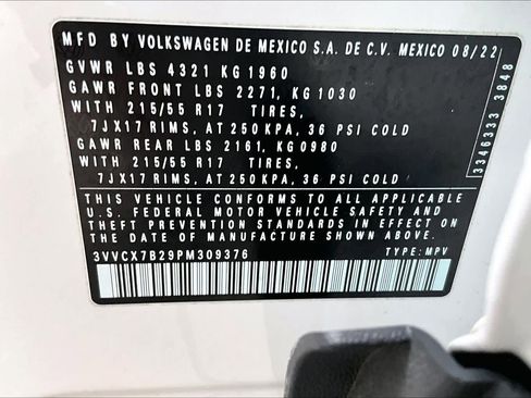 Certified 2023 Volkswagen Taos S image 34