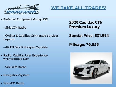 Used 2020 Cadillac CT6 Premium Luxury image 2