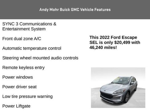 Used 2022 Ford Escape SEL image 8