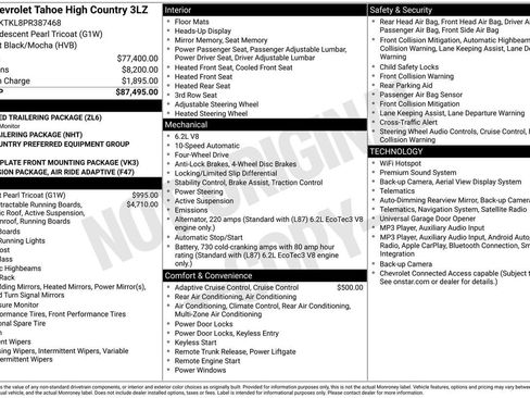 Used 2023 Chevrolet Tahoe High Country AWD/4WD image 30