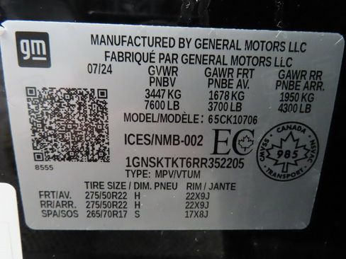 Used 2024 Chevrolet Tahoe High Country image 76