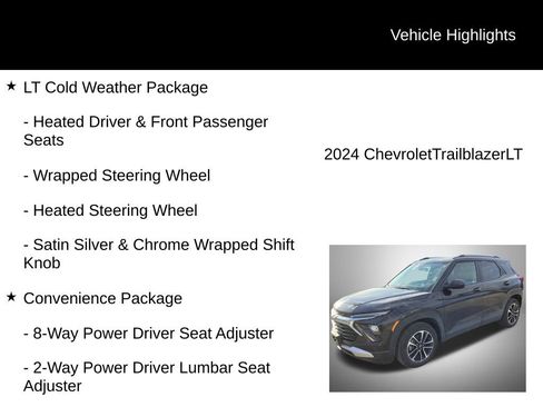 Used 2024 Chevrolet TrailBlazer LT w/ Convenience Package FWD image 2