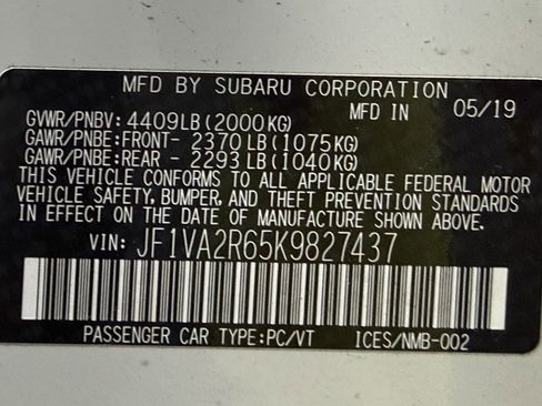 Used 2019 Subaru WRX STI w/ Popular Package #3 image 46