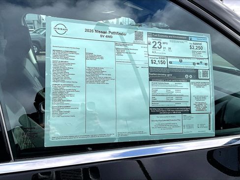 New 2026 Nissan Pathfinder SV AWD/4WD image 14