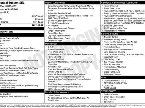 Used 2020 Hyundai Tucson SEL FWD image 46