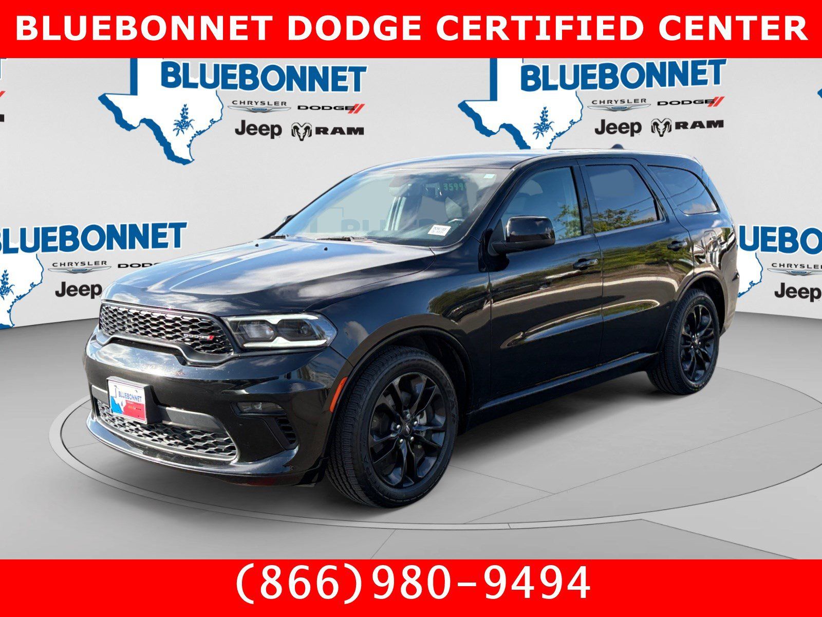 Used 2021 Dodge Durango GT w/ Blacktop Package RWD image 1