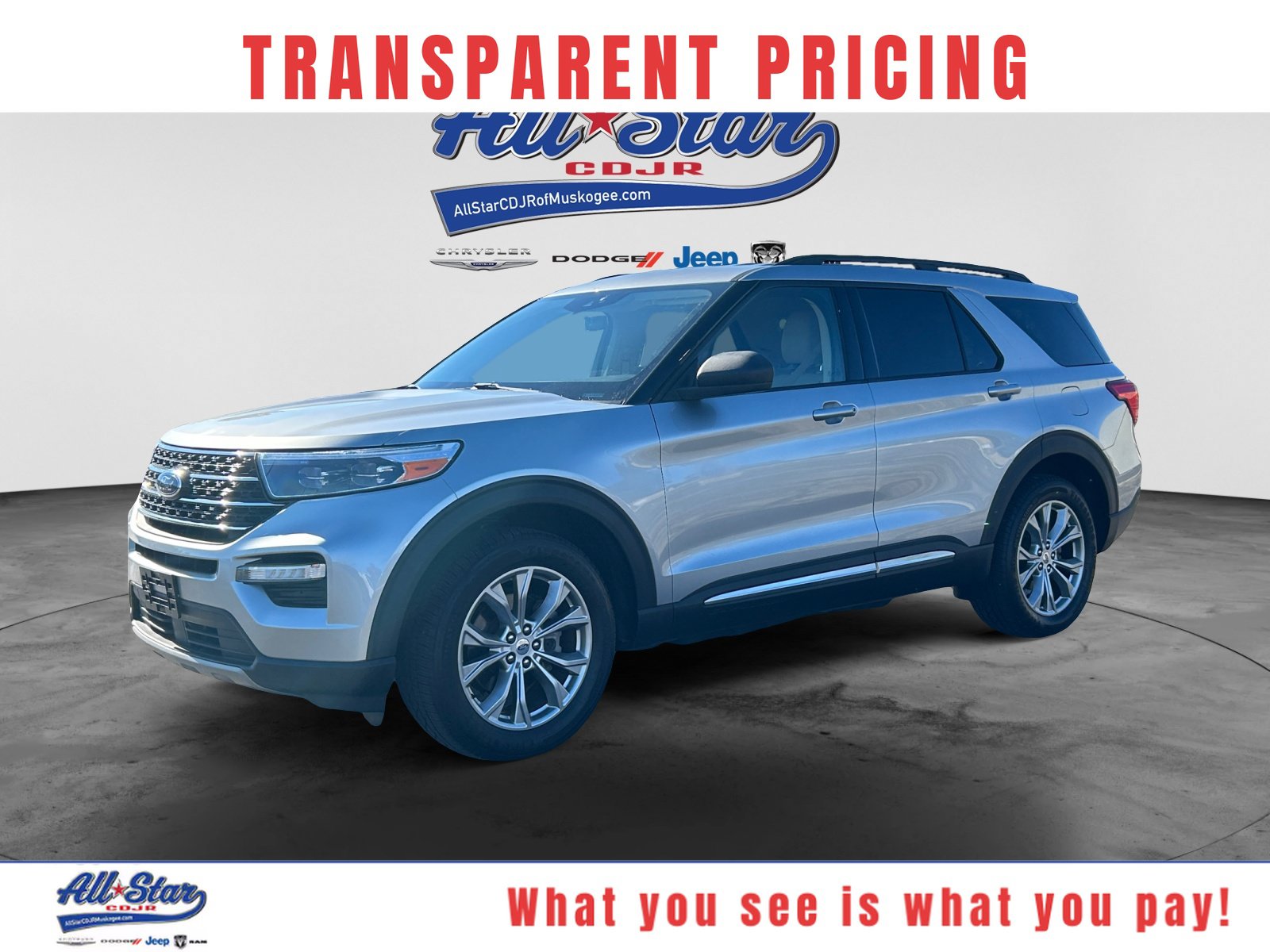 Used 2021 Ford Explorer XLT w/ Equipment Group 202A AWD/4WD image 1
