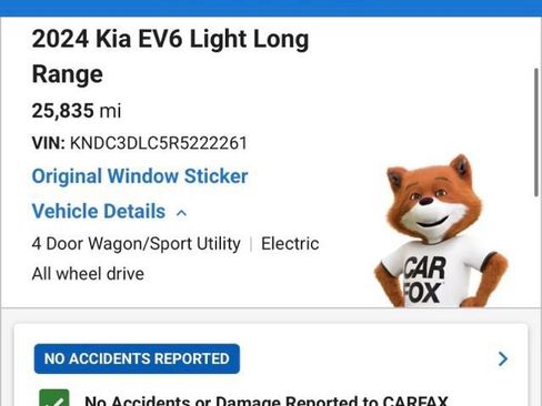 Used 2024 Kia EV6 Light AWD/4WD image 4