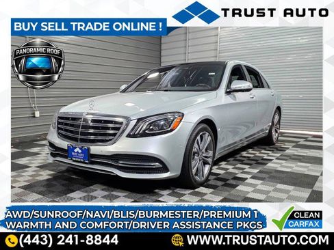 Used 2018 Mercedes-Benz S 450 4MATIC Sedan image 1