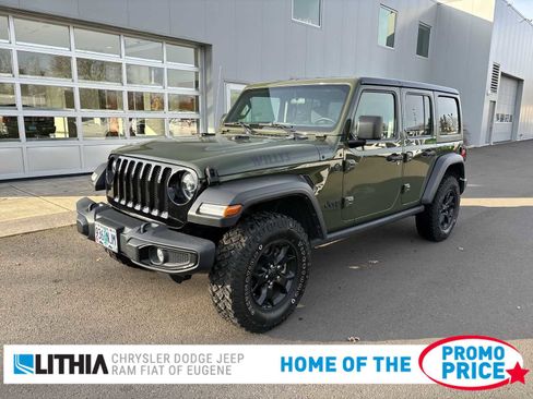 Used 2021 Jeep Wrangler Unlimited Sport image 1