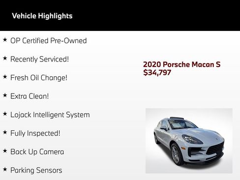 Used 2020 Porsche Macan S AWD/4WD image 2