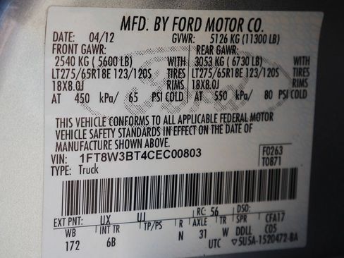 Used 2012 Ford F350 Lariat w/ Lariat Ultimate Pkg AWD/4WD image 68