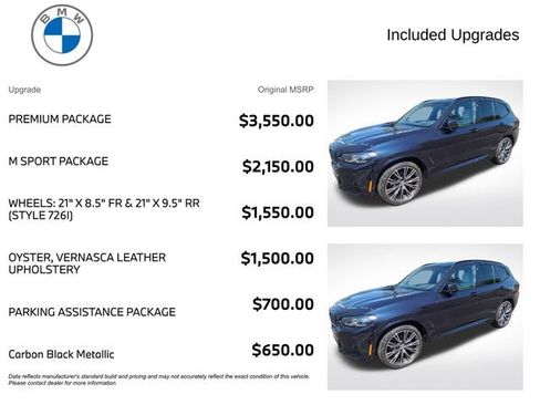 Certified 2024 BMW X3 xDrive30i w/ Premium Package AWD/4WD image 3