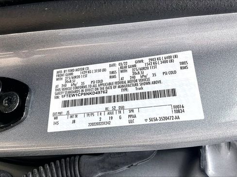 Used 2022 Ford F150 XL w/ STX Appearance Package RWD image 48