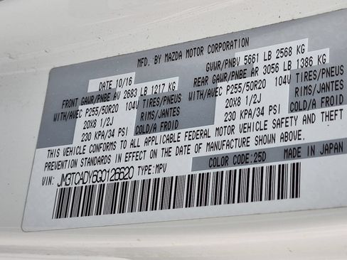 Used 2016 MAZDA CX-9 Grand Touring FWD image 39