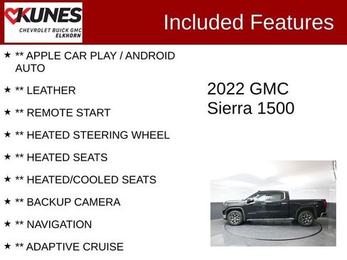 Used 2022 GMC Sierra 1500 SLT w/ SLT Convenience Package AWD/4WD image 2