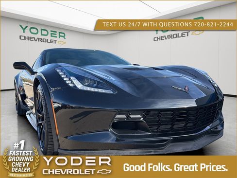 Used 2019 Chevrolet Corvette Grand Sport w/ Carbon Flash Badge Package image 1