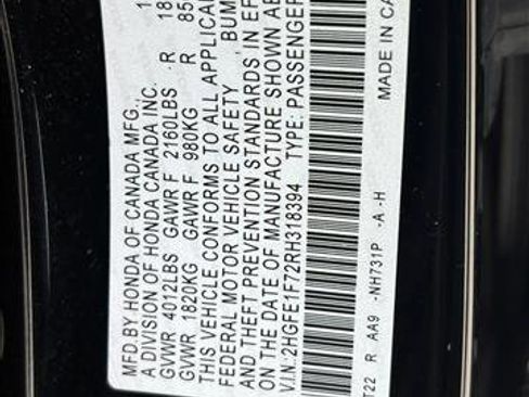 Used 2024 Honda Civic EX image 22