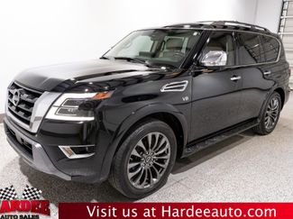 Used 2021 Nissan Armada Platinum w/ Captain's Chairs Package RWD video 2