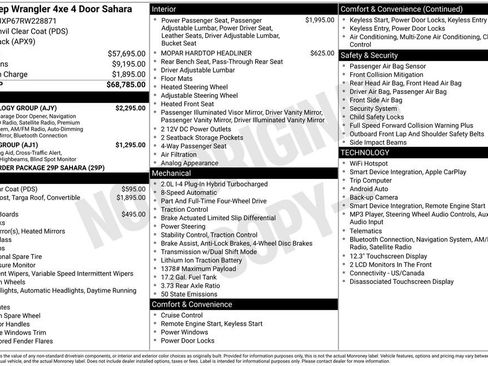 Used 2024 Jeep Wrangler Unlimited Sahara w/ Technology Group AWD/4WD image 41