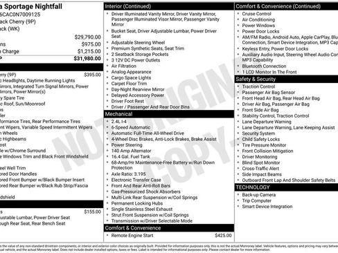 Used 2022 Kia Sportage Nightfall Edition AWD/4WD image 3