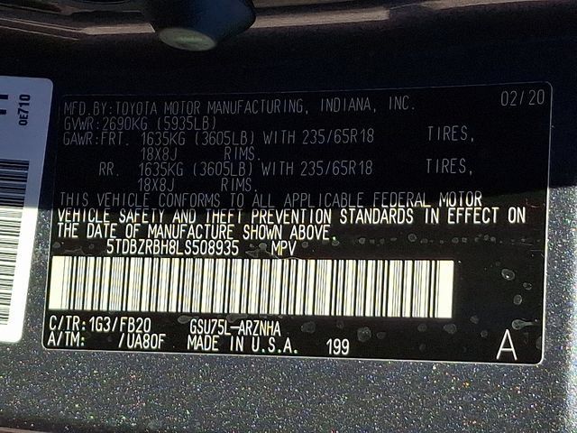 Used 2020 Toyota Highlander LE AWD/4WD image 27