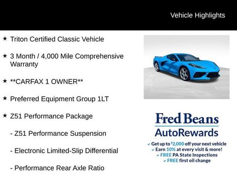 Used 2020 Chevrolet Corvette Stingray Coupe w/ Z51 Performance Package RWD image 5