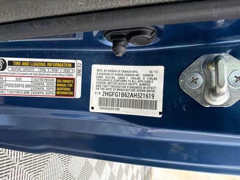 Used 2010 Honda Civic LX image 8